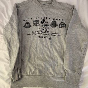 WDW Walt Disney World Gray Classic Sweatshirt